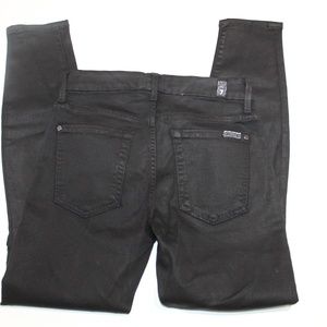 7 FOR ALL MANKIND Skinny Pants Stretch Black sexy